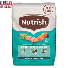 Indoor Cat Food Chicken Lentils Salmon Recipe Dry 14lb Nutrition Support New 2.30 per gallon