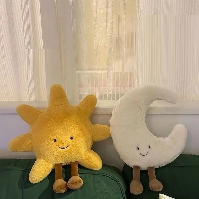 Sun Yellow 13 Inch Stuffed Animals Soft Toddler Plush Toys Kids Fluffy Doll Gift