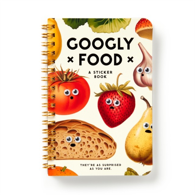 Googly Food Sticker Book by Brass Monkey (Stickers)