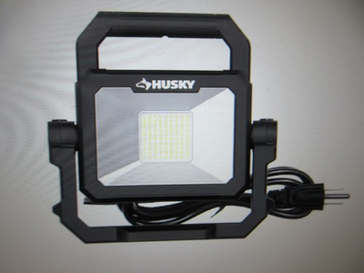 #ad Husky 3000 Lumen LED Portable Corded Work Light $32.95