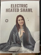 USB Heated Blanket Electric Throw Blanket Heated Poncho Shawl Wrap With Zipper