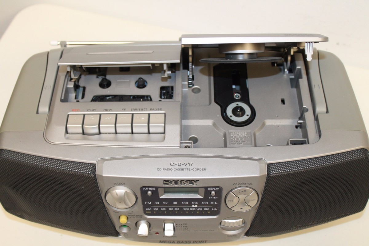 Sony CFD-V15 CD/Radio/Cassette Boombox for sale online | eBay