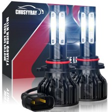 2Pcs 9005 HB3 LED Headlight Bulbs Conversion Kit High Beam 20000LM Super Bright