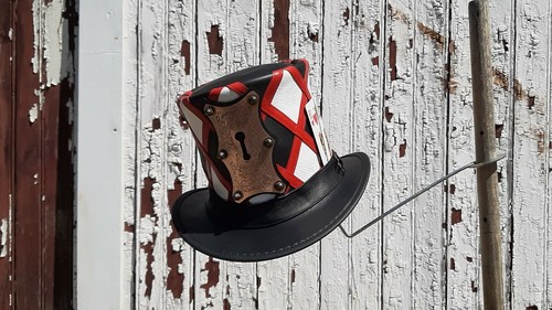 ALICE IN WONDERLAND JOHNNY DEPP MOVIE STYLE COSPLAY COSTUME MAD HATTERS TOP HAT - Picture 3 of 3