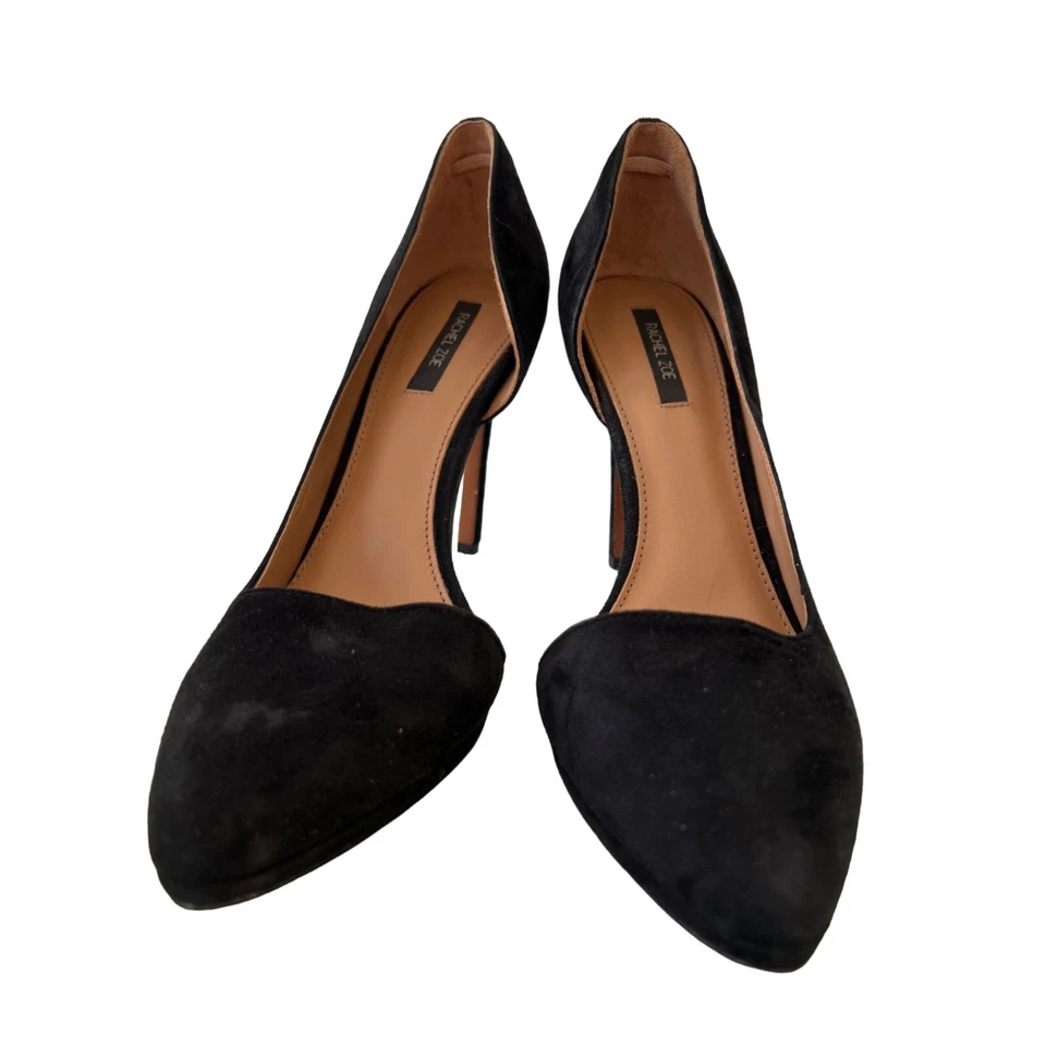 Rachel Zoe D'Orsay Pumps Women 8.5 Stiletto Suede Career Formal Wedding Preppy - Image 2 of 4