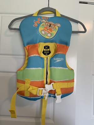 Speedo Infant Life Vest Jacket Flotation Device Up To 30lbs Koala - Main Image