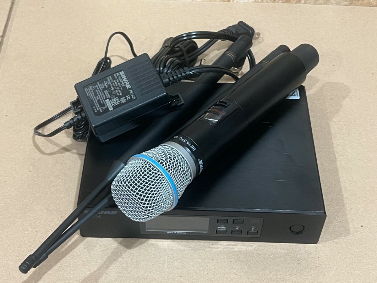 Shure QLXD24/B87C Digital Wireless Handheld Microphone Shure QLXD24/B87C Digital Wireless Handheld Microphone