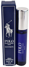 NEW Ralph Lauren Polo Blue Eau De Toilette EDT Deluxe Travel Spray 10ml 0.34 oz