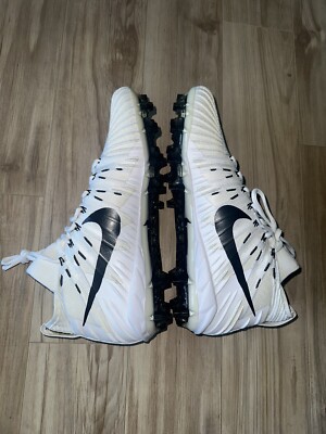 Nike Alpha Menace Elite TD Cleats White/Black Football  display picture 2