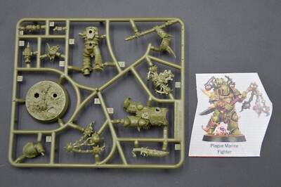 Heroes 3 Death Guard Plague Marine Scabboth with Plague Flail Warhammer 40K NEW