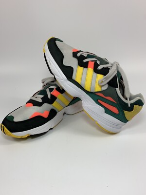 Adidas Originals Yung-96 Grey Green Yellow DB2605 Men's Size