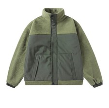 Men's Warm Winter Sherpa Jacket Polar Fleece Jacket Thermal Casual Coat Outwear