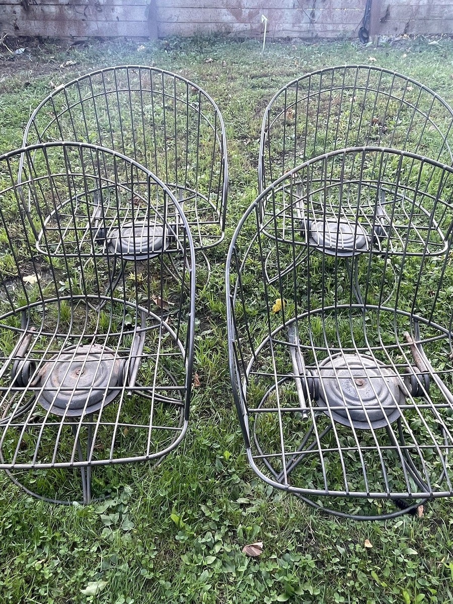 Table Homecrest Wire Chair Vintage Homecrest Piece Patio