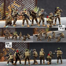 Homemade 1/72 Modern French Army 7-person Group Finished Colored Model
