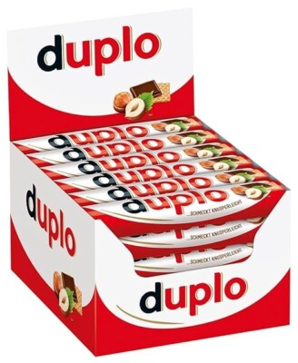 Ferrero Duplo Classic Chocolate Bar Milk Chocolate Wafer Nougat 40-pack
