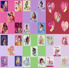 30 Disney Princess Assorted Large Stickers - Mulan, Jasmine, Moana, Cinderella
