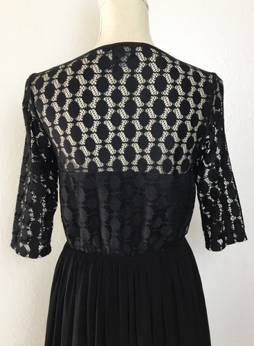 Vestito top nero premaman Asos in pizzo taglia 6 - Foto 5 di 6