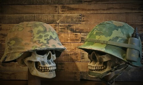 US GERMAN WWII VIETNAM USMC HAT HELMET 