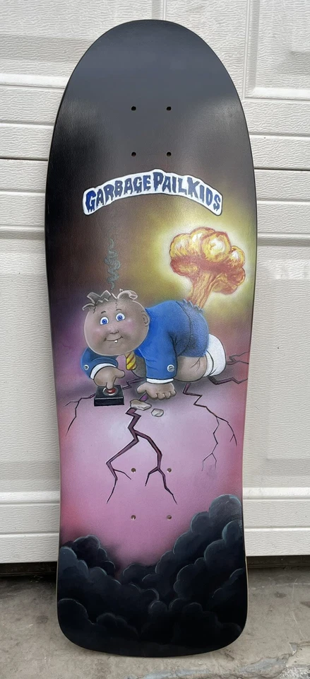 Adam Boom Custom 10x30 inch Old School Skateboard Deck - Garbage Pail Kids - Image 2 of 2