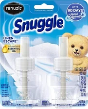 Renuzit Snuggle Scented Oil Refill for Plugin Air Fresheners 0.67 OZ Pack of 2