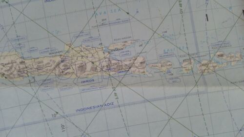 1978 AUSTRALIA / INDONESIA MAP - DMA Global Navigation Chart (GNC 14) 41"x57" - Picture 8 of 11