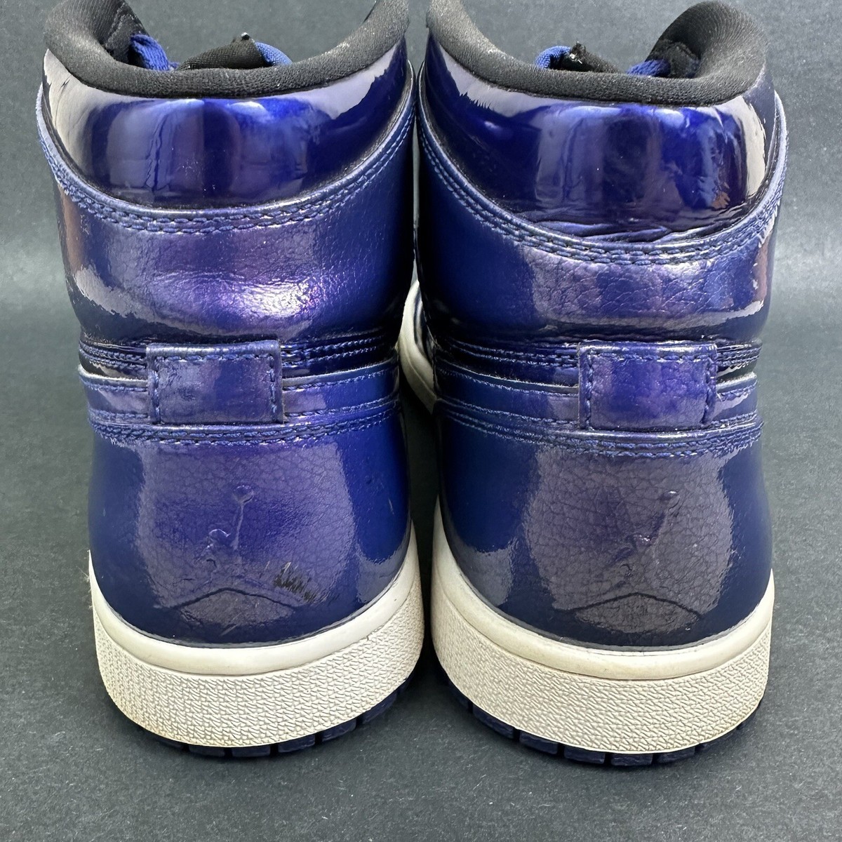 Nike Air Jordan 1 Retro High Deep Royal Blue Patent Leather Nike Air Jordan 1 Retro High Deep Royal Patent Leather Shoes  main image 4
