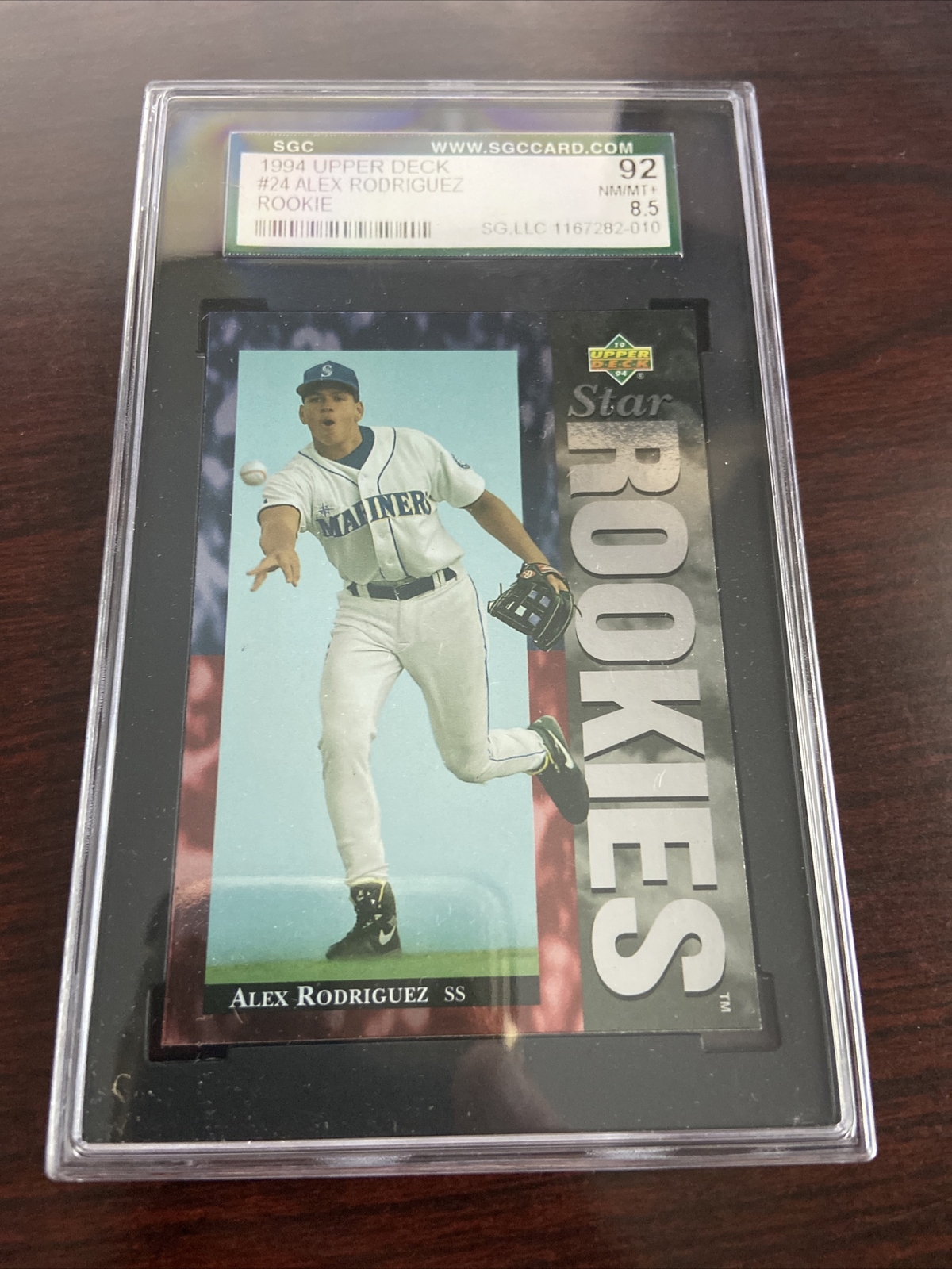 1994 Upper Deck Alex Rodriguez SGC 8.5 Mariners #24