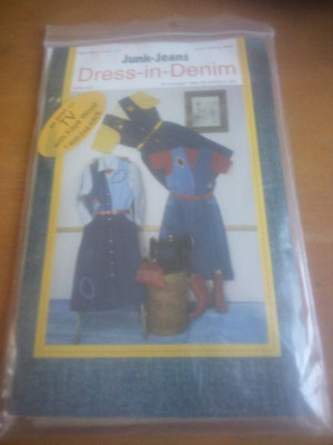 Junk Jeans Dress-In-Denim (Size S-3X) 1996 CB Nickels NIP
