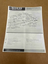 Bendix Automatic Red Band 2 Speed Bicycle Brake Hub Repair Service Manual Copy