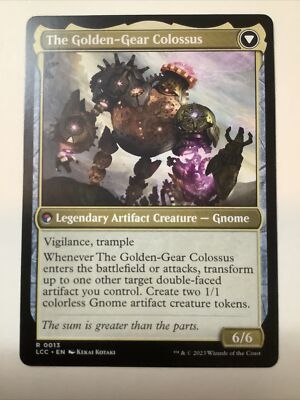 MTG LCI: Tetzin, Gnome Champion The Golden-Gear Colossus (Artifact