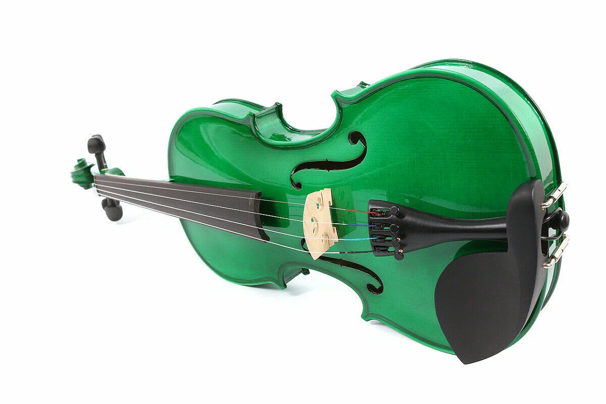Perfect Green colors 4 strings 4 4 electric violin Acoustic