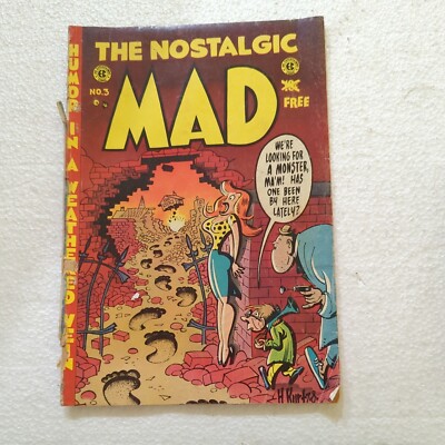 The Nostalgic MAD Comic #3 - E.C. Comics 1974  - Frank N. Stein - FULL COLOR!