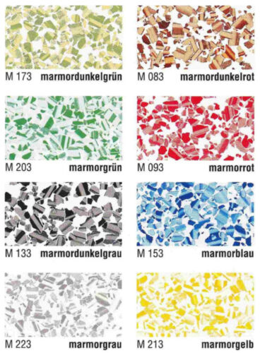 Zweifarbige Dekor Farbchips, MARMOR/marmoriert, Colorflakes, Epoxidharz, Colour - Bild 1 von 12