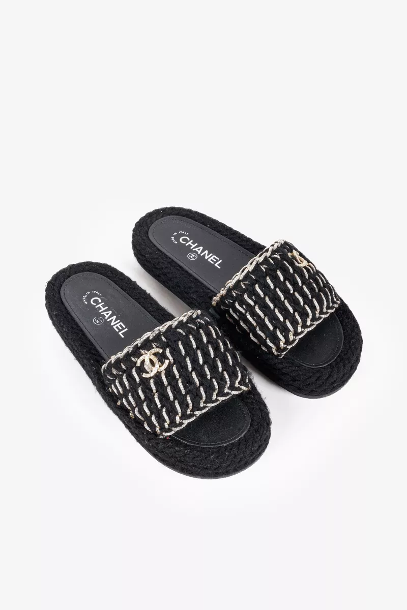 Ebay chanel best sale slides