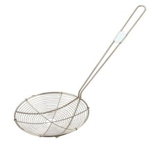 Professional S/Steel Medium Duty Skimmer, Deep Frying Strainer, 25cm / 10"
