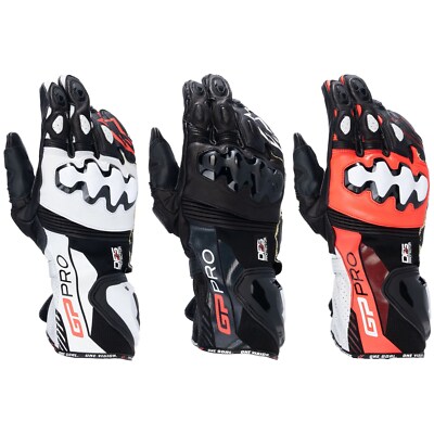 Motorrad Leder Handschuhe - Alpinestars GP Pro R4 - Sommer Sport Racing