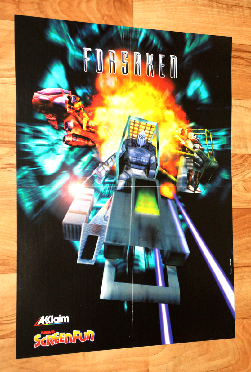 1998 Blizzard StarCraft / Forsaken Extremely Rare Vintage Poster