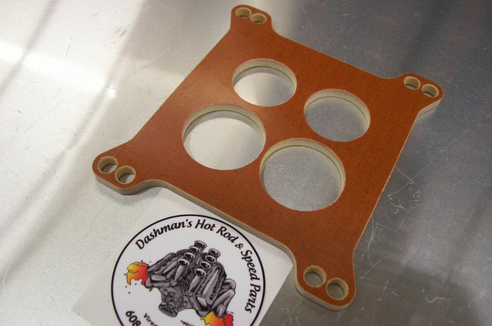 For Edelbrock Performer Thunder Phenolic Insulator Spacer Carb Riser