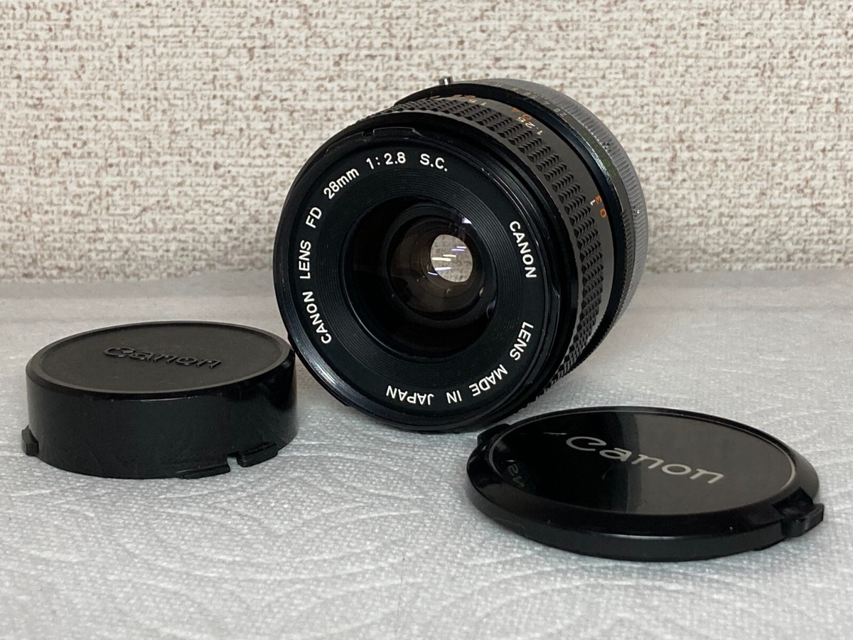 ⭐︎Exc+3 !⭐︎ Canon FD 28mm Wide Angle From Japan