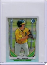 2014 Bowman Chrome Factory Set Billy Burns Refractor Mini RC #31 Oakland A's 