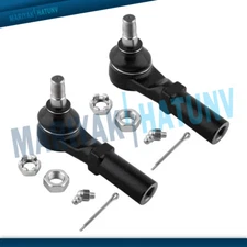 For 1997 - 1999 Dodge Dakota Durango - Pair of Front Outer Tie Rod Ends Kit 2WD