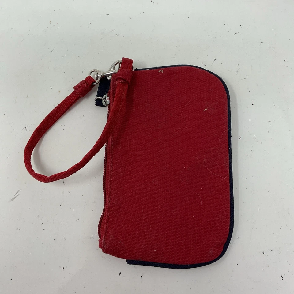 Bolsa de mão vintage Y2K Tommy Hilfiger membro da tripulação âncora com zíper troca não usada - Imagem 4 de 4