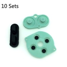 10sets Buttons Conductive Rubber Pad Set For Game Boy Color GBC D-Pad A B Start