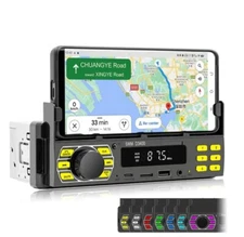 Bluetooth Car Radio Reciever With Phone Holder And USB C Charging.