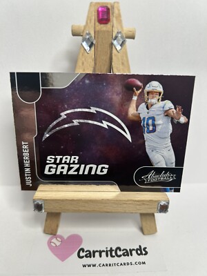 JUSTIN HERBERT 2022 Panini Absolute Star Gazing #SG-3 Los Angeles