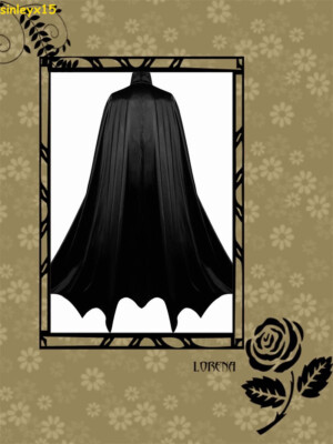 New Bruce Wayne Batman Michael Keaton Version Cloak Cosplay Prop Polyester Cape