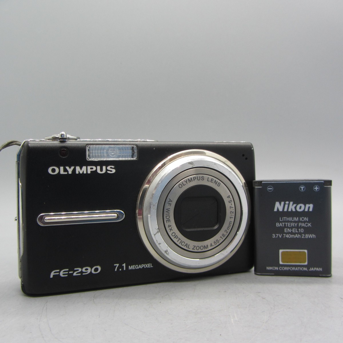 未使用品 CCD 平成レトロ コンデジ Y2K Olympus fe-290 Olympus FE290 CCD Compact Digital Camera Silver Retro Y2K