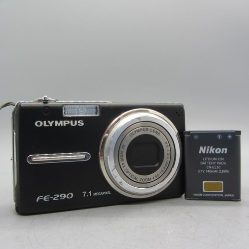 Olympus Digital Camera FE-290 7.1MP Black Tested
