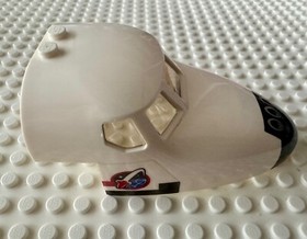 LEGO Aircraft Fuselage Space Shuttle with Black Space Shuttle Nose 18907pb02