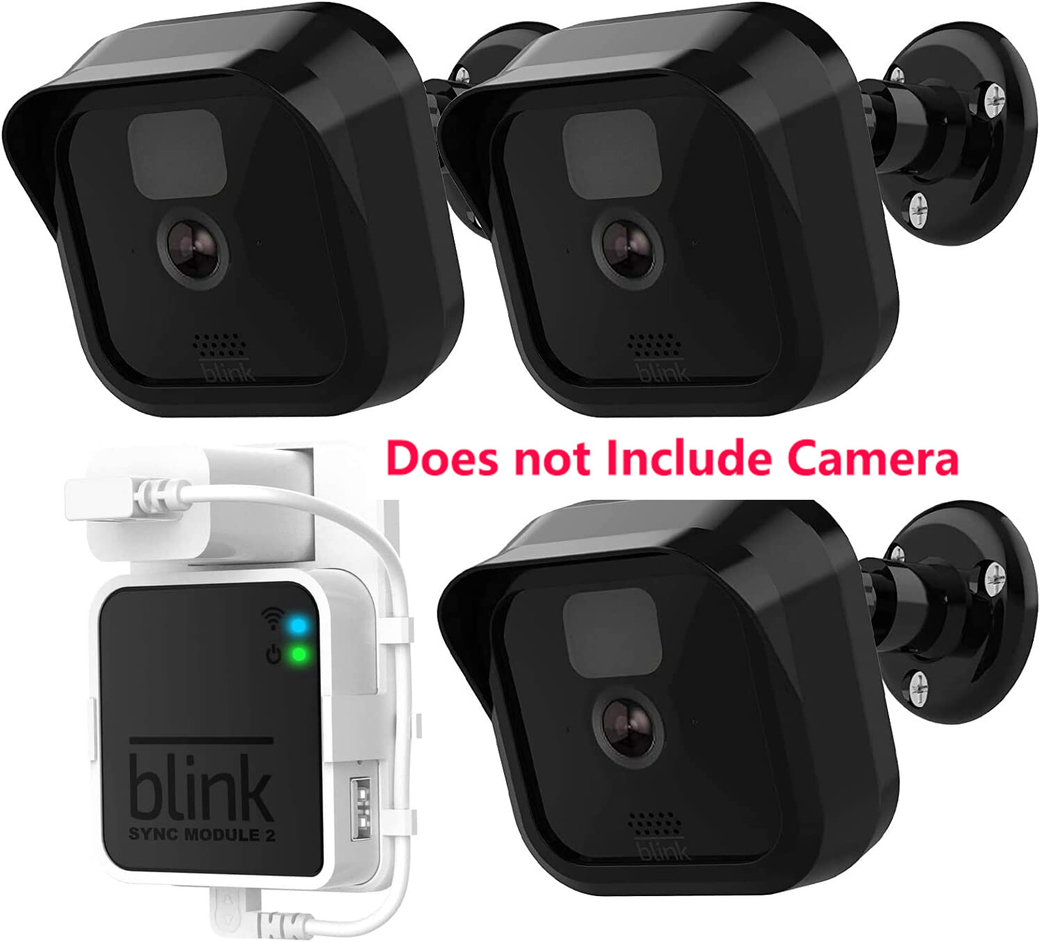 360 Degree Adjustable with Blink Sync Module 2 Weatherproof for Blink Camera-image